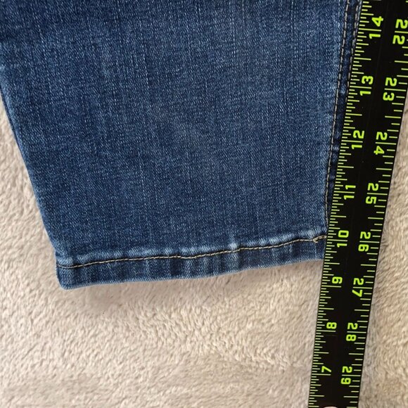 Lincoln Outfitters Womens Jeans 16 Blue Denim Stretch Skinny Leg Mid Rise Casual - Picture 6 of 14